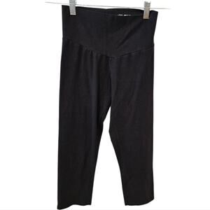 Mind Body Soul Black High Rise Cropped Leggings Medium 8-10